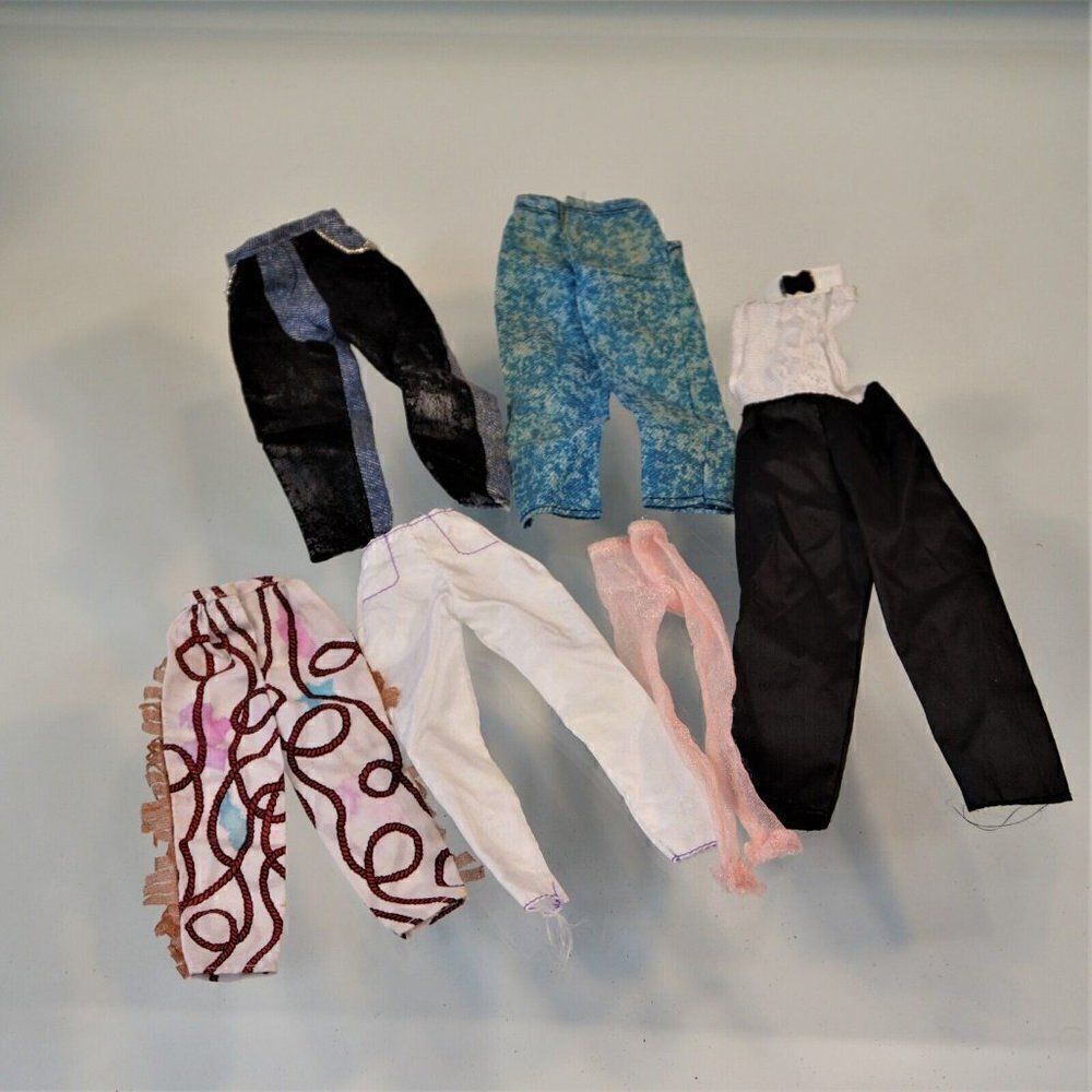 Vintage Barbie Pants 6 Piece Lot